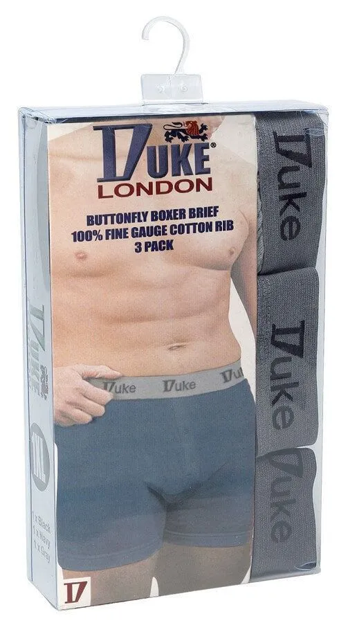 3 Pack of King-size Boxer Shorts for Men by Duke