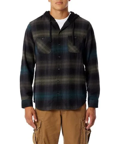 2021 UNIONBAY Alder Switchback Plaid Flannel Hoodies Men