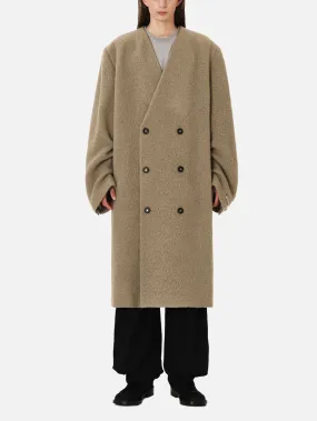 ADER ERROR Fedo Coat - Khaki > ADER ERROR Fedo Coat in Khaki