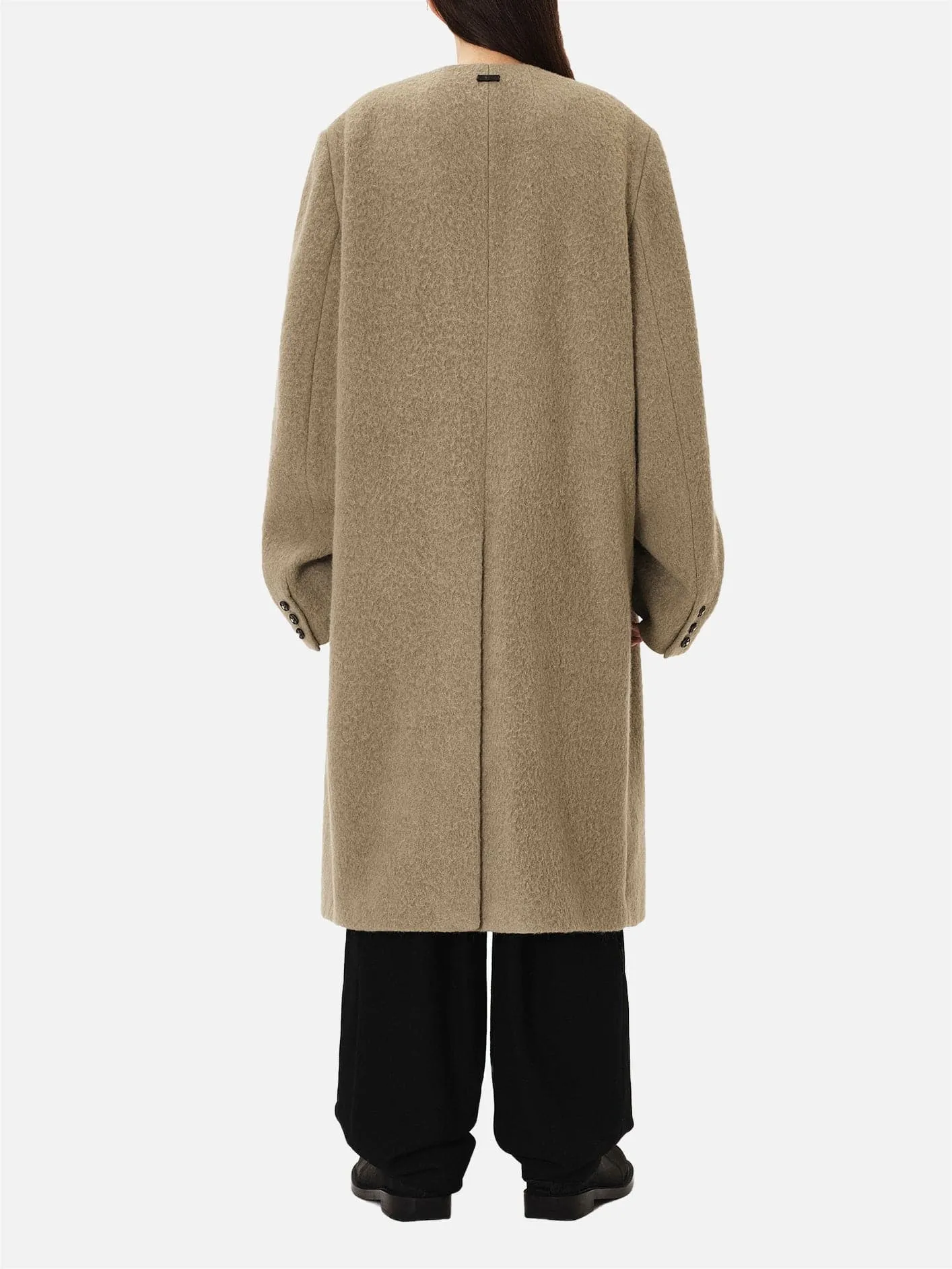 ADER ERROR Fedo Coat - Khaki > ADER ERROR Fedo Coat in Khaki