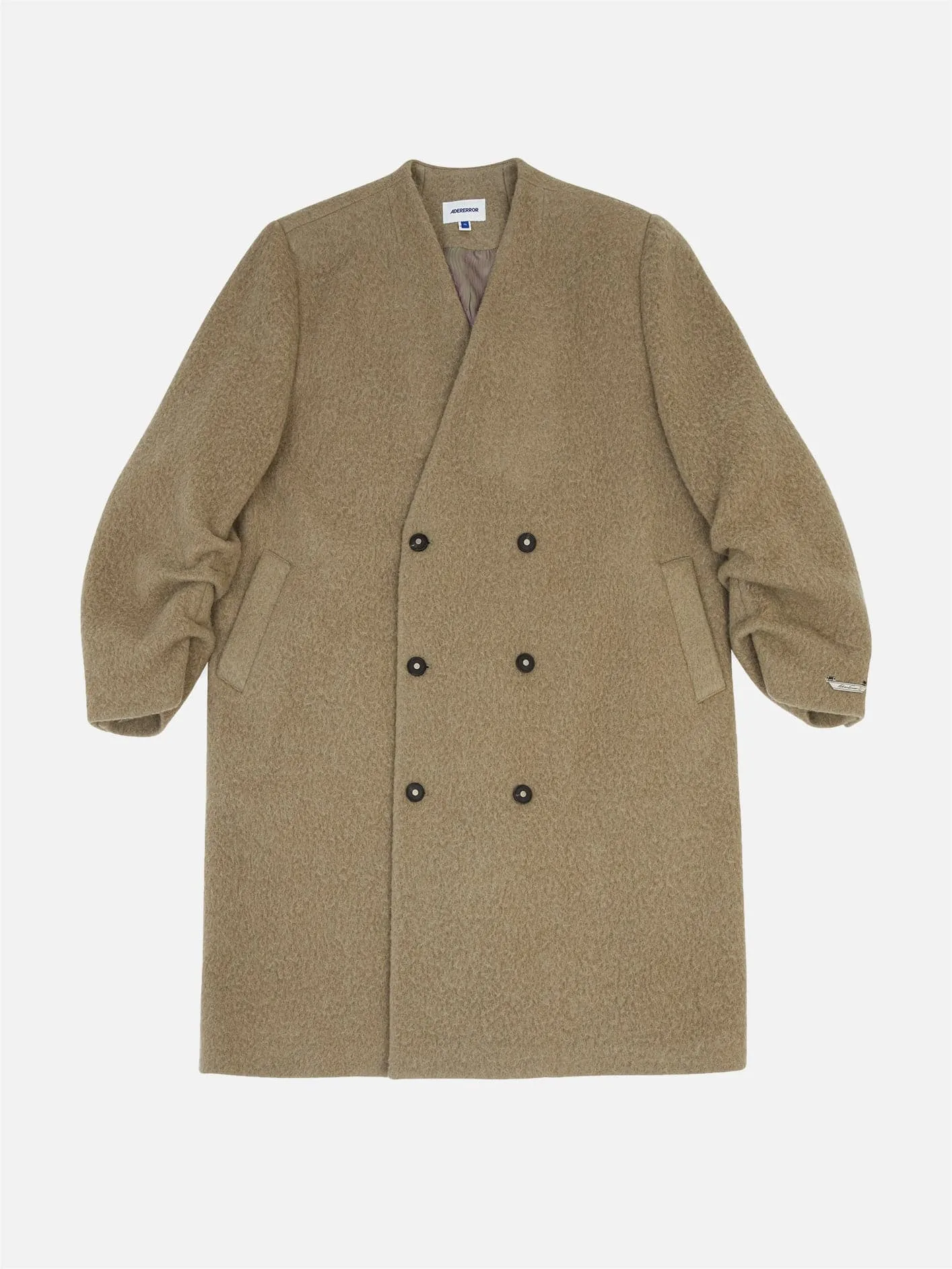 ADER ERROR Fedo Coat - Khaki > ADER ERROR Fedo Coat in Khaki