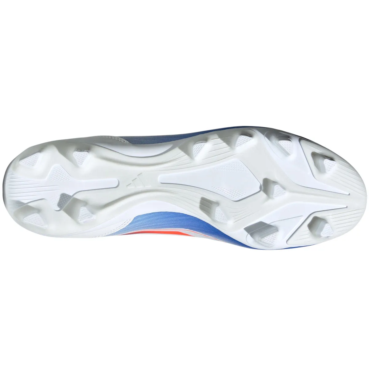 adidas F50 Club FxG Soccer Cleats - White/Red/Lucid Blue