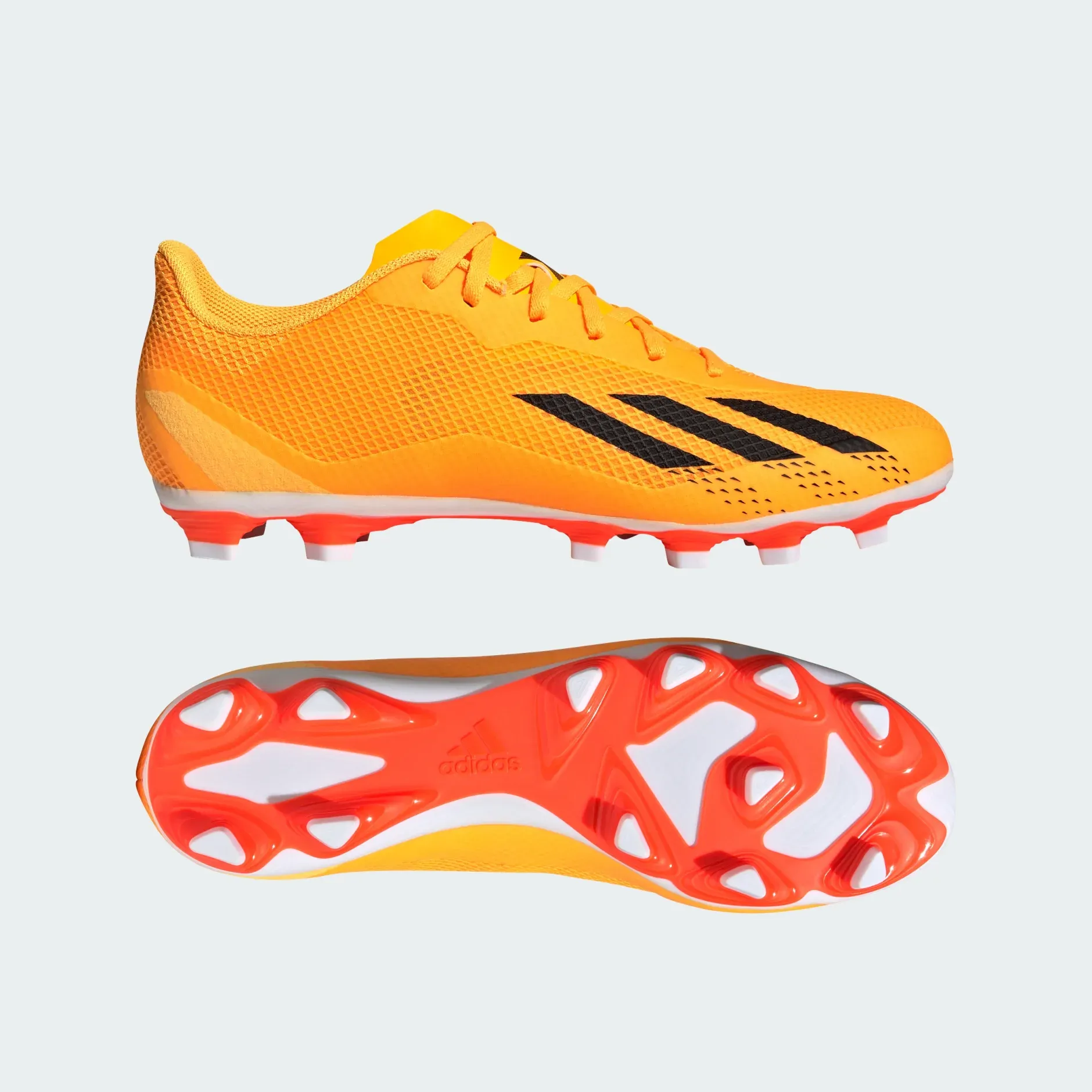 Adidas Men's X Speedportal.4 Flexible Ground Boots - Solar Gold / Core Black / Team Solar Orange