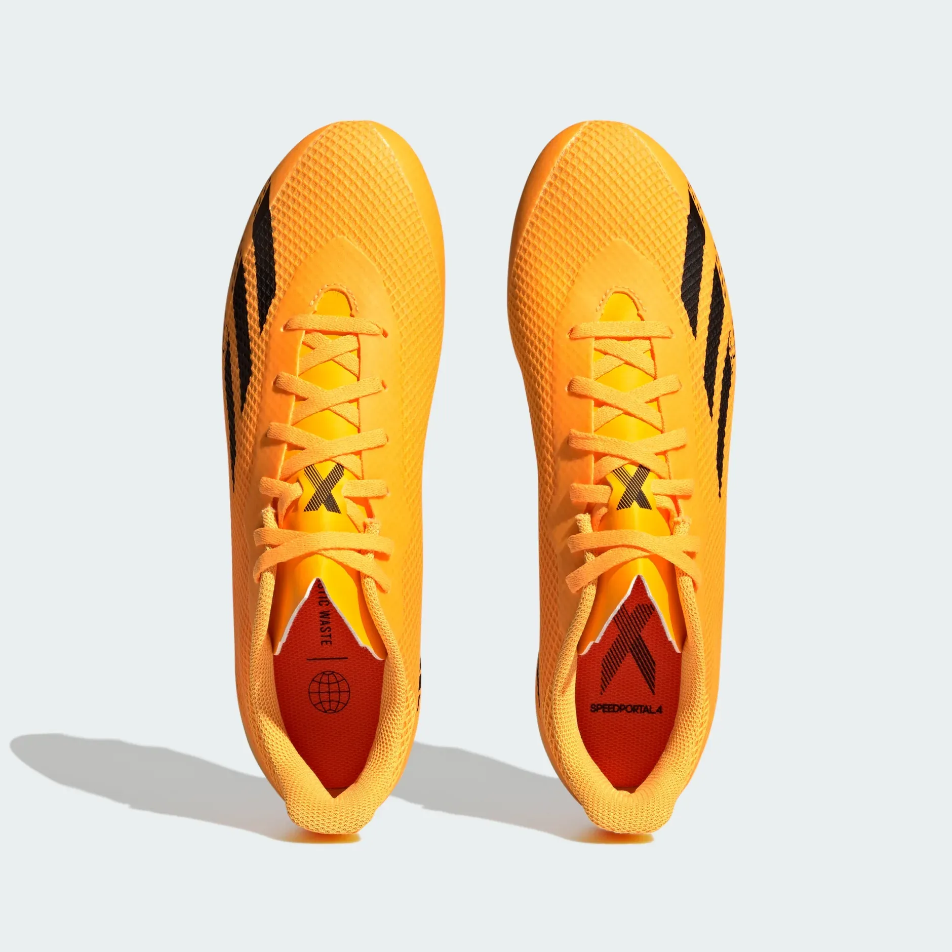 Adidas Men's X Speedportal.4 Flexible Ground Boots - Solar Gold / Core Black / Team Solar Orange