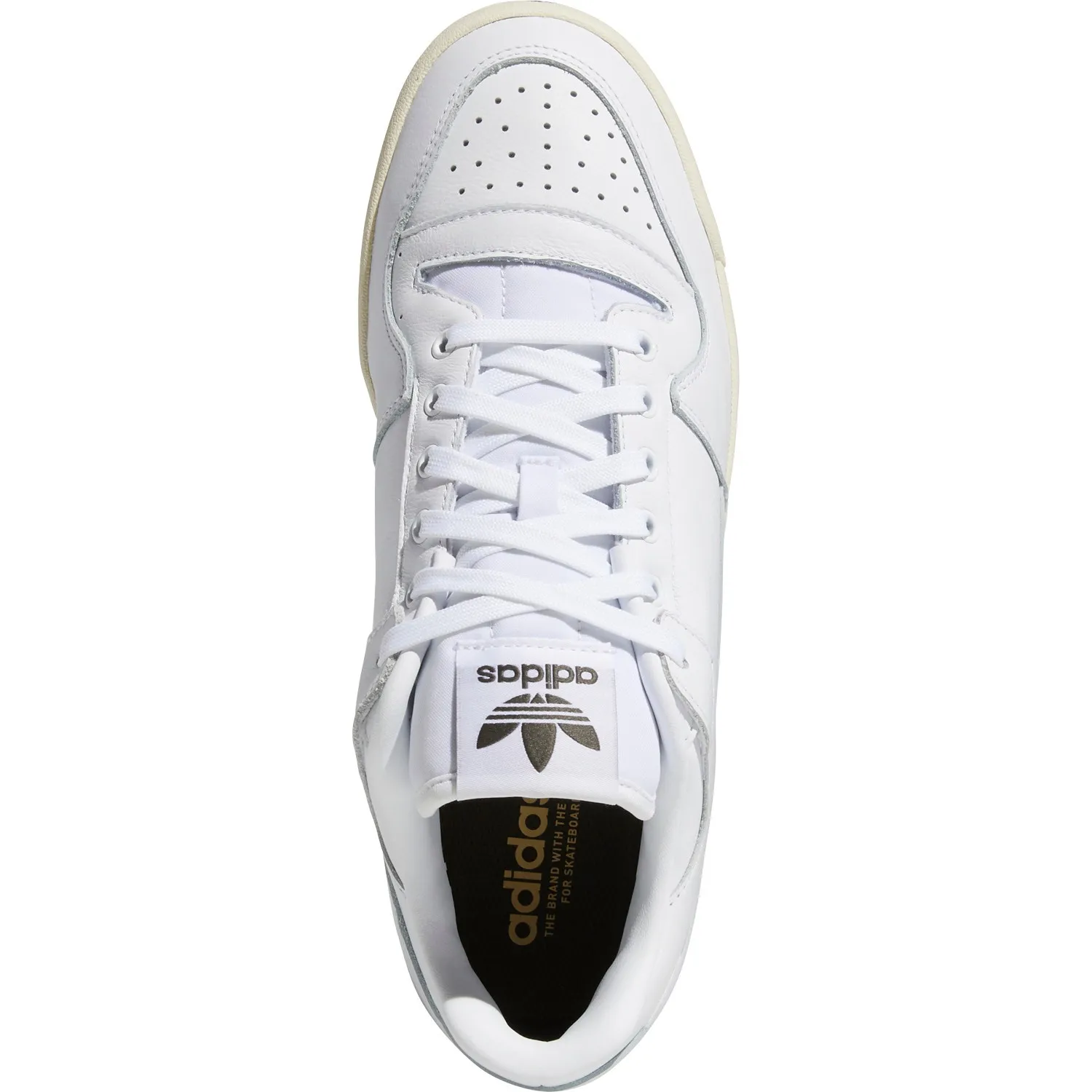 Adidas Skateboarding White/White/Olive forum 84 Low ADV Skate Shoes