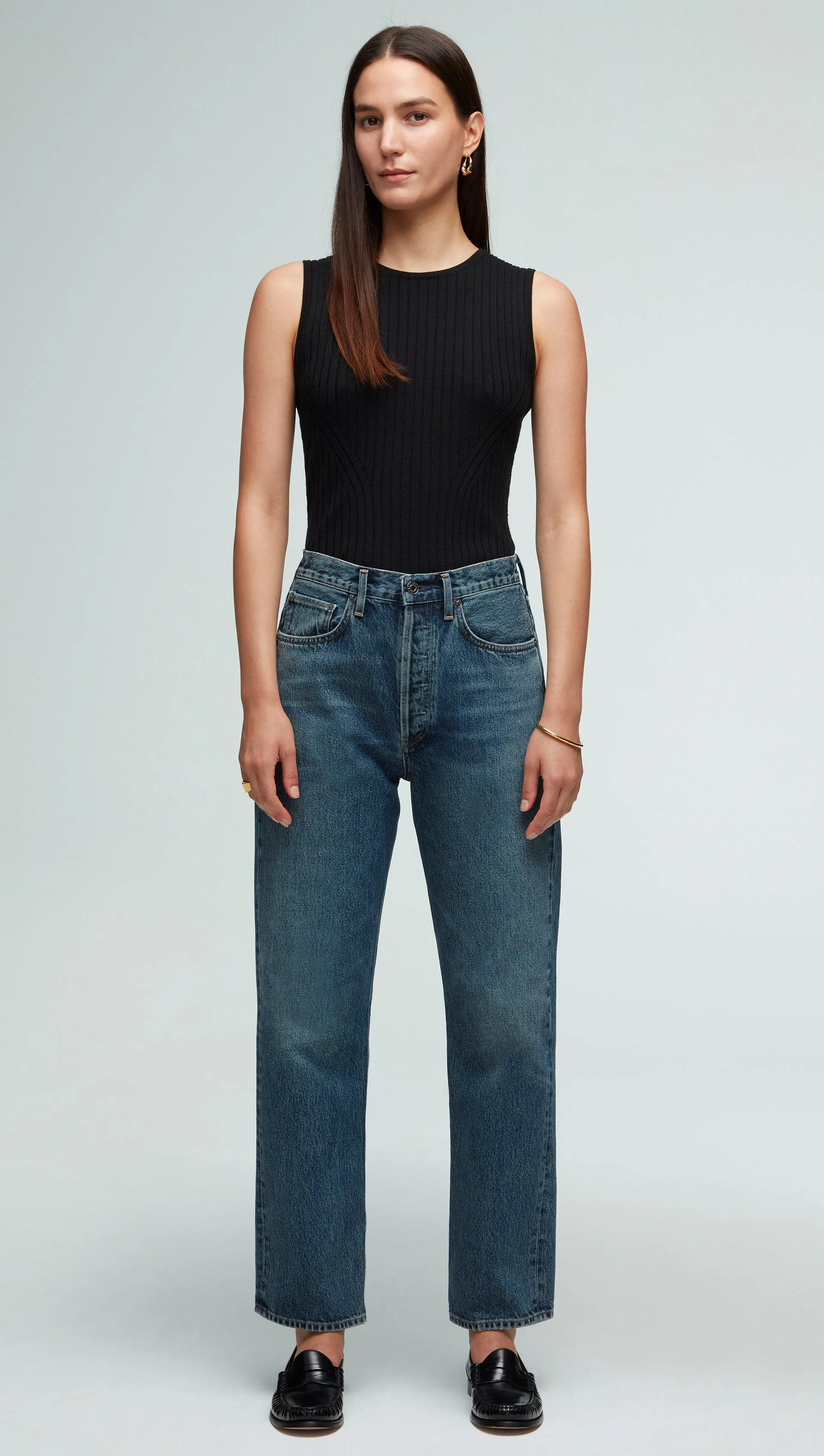 AGOLDE 90s Mid Rise Loose Fit Jeans Portrait