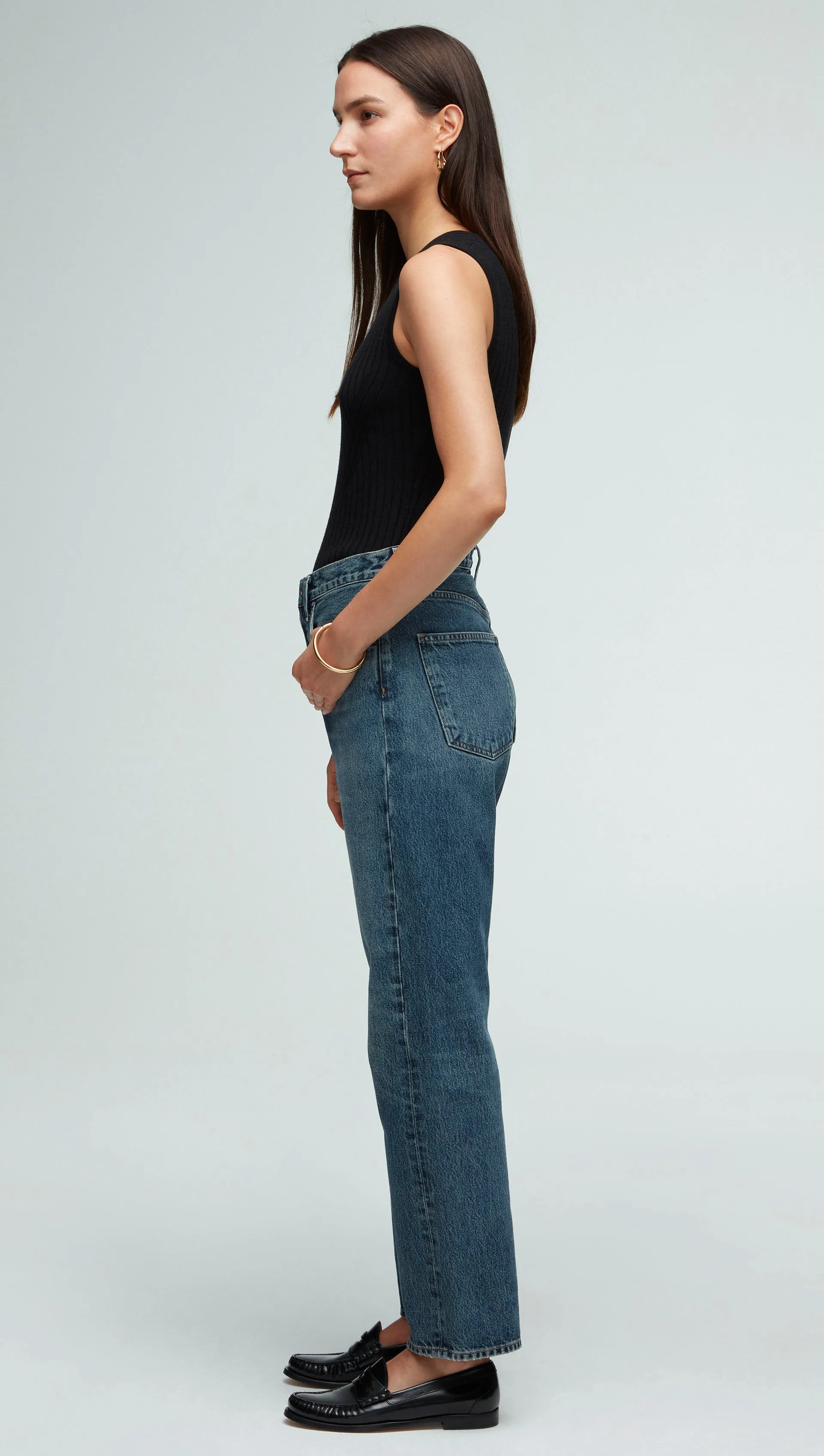 AGOLDE 90s Mid Rise Loose Fit Jeans Portrait