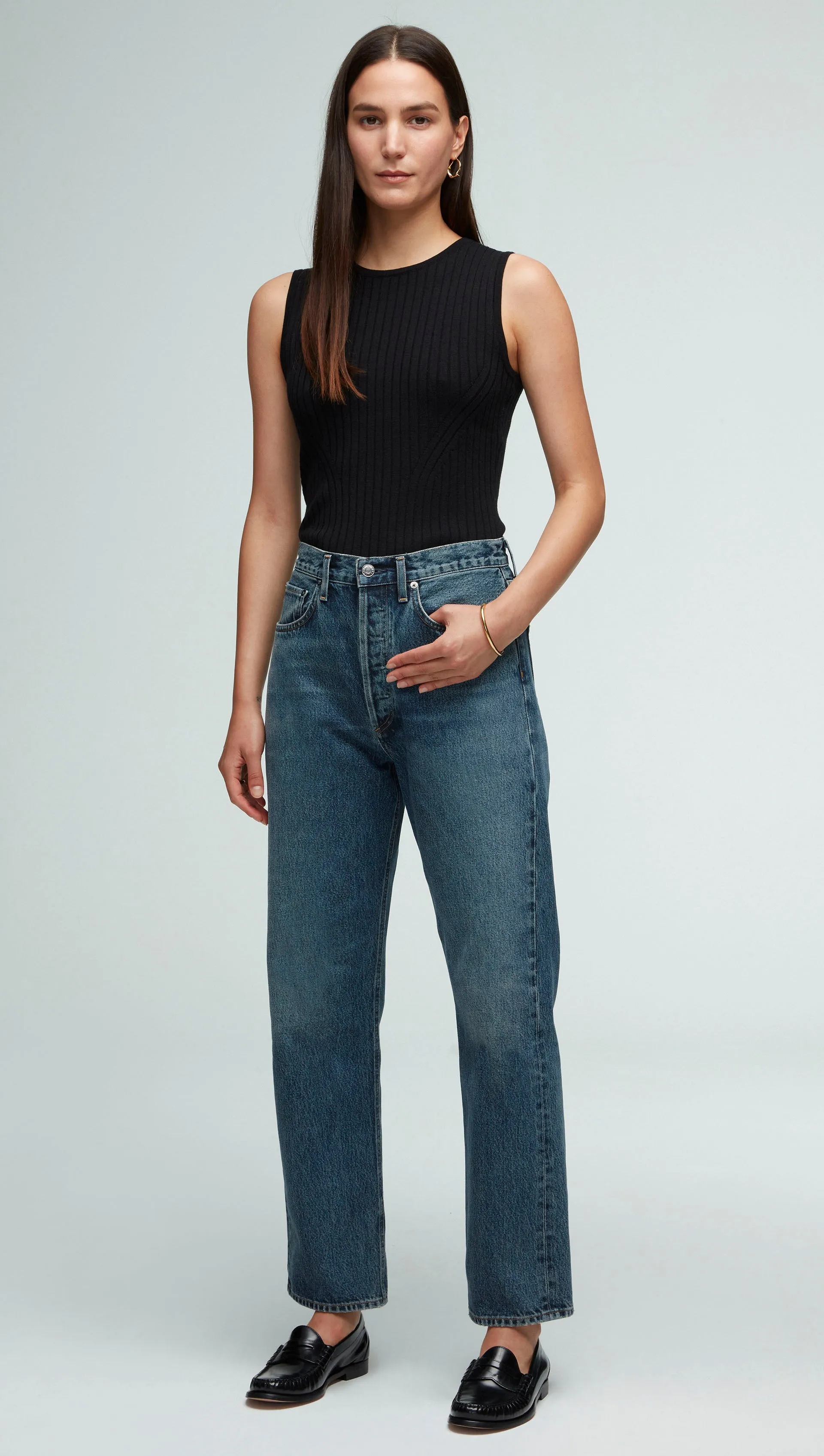 AGOLDE 90s Mid Rise Loose Fit Jeans Portrait