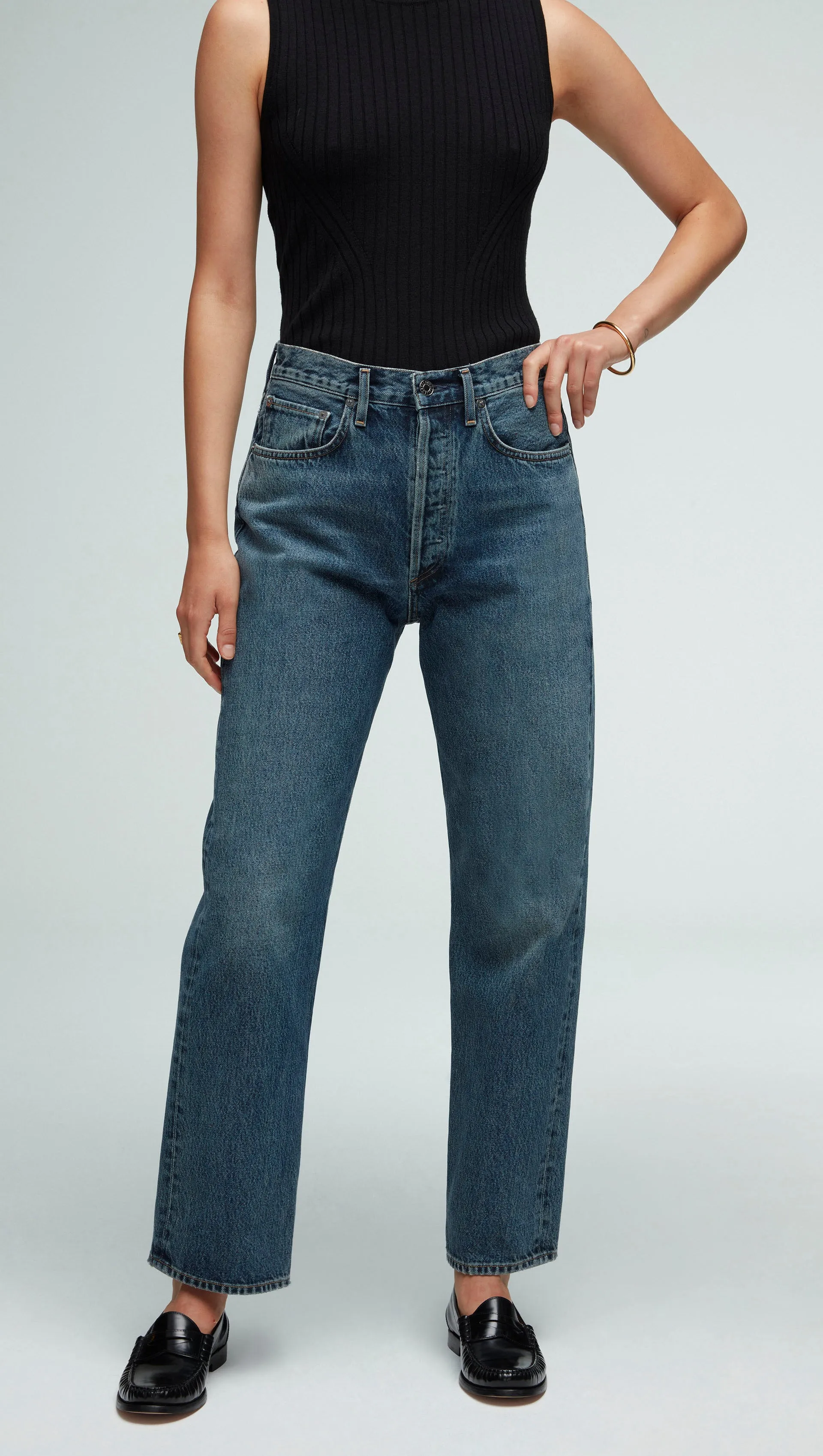 AGOLDE 90s Mid Rise Loose Fit Jeans Portrait