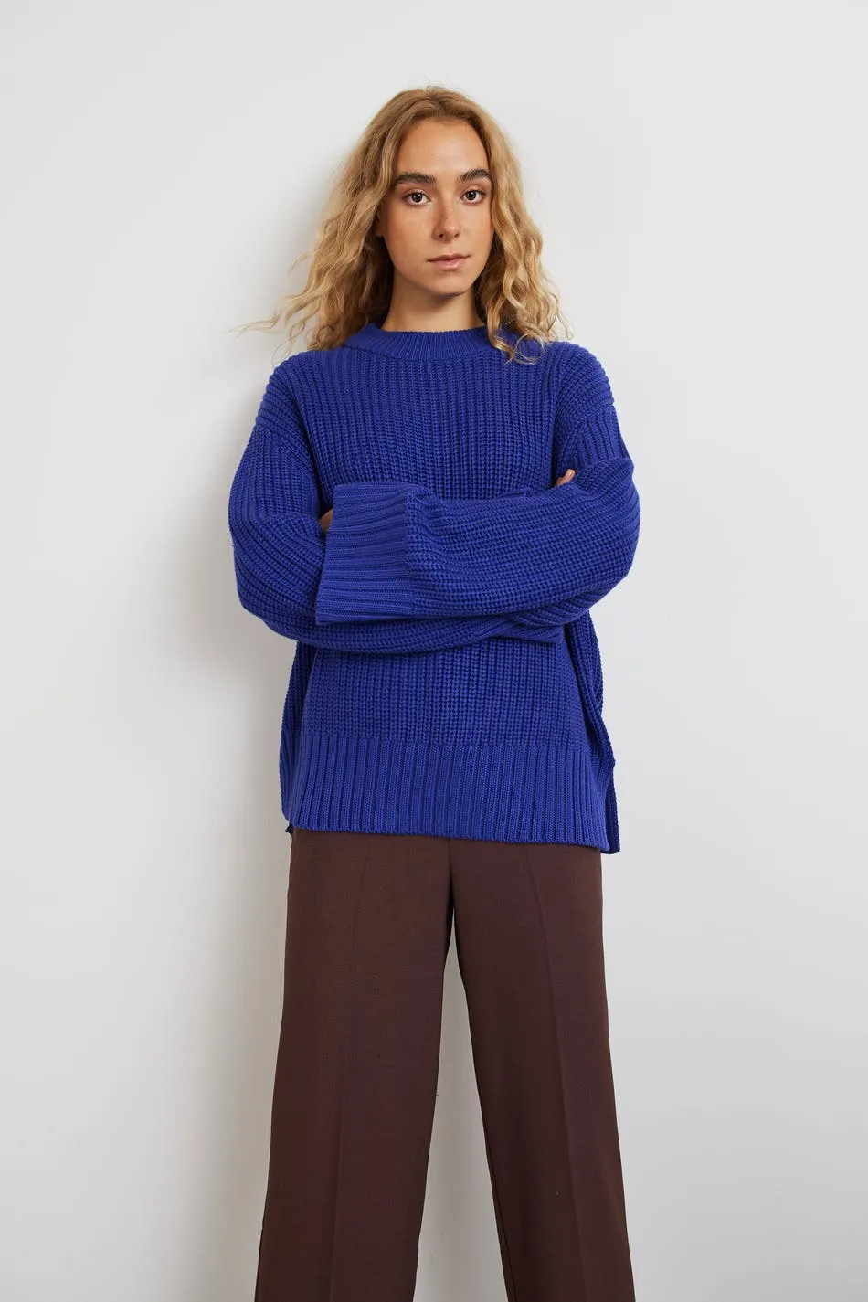 Alba sweater knitting