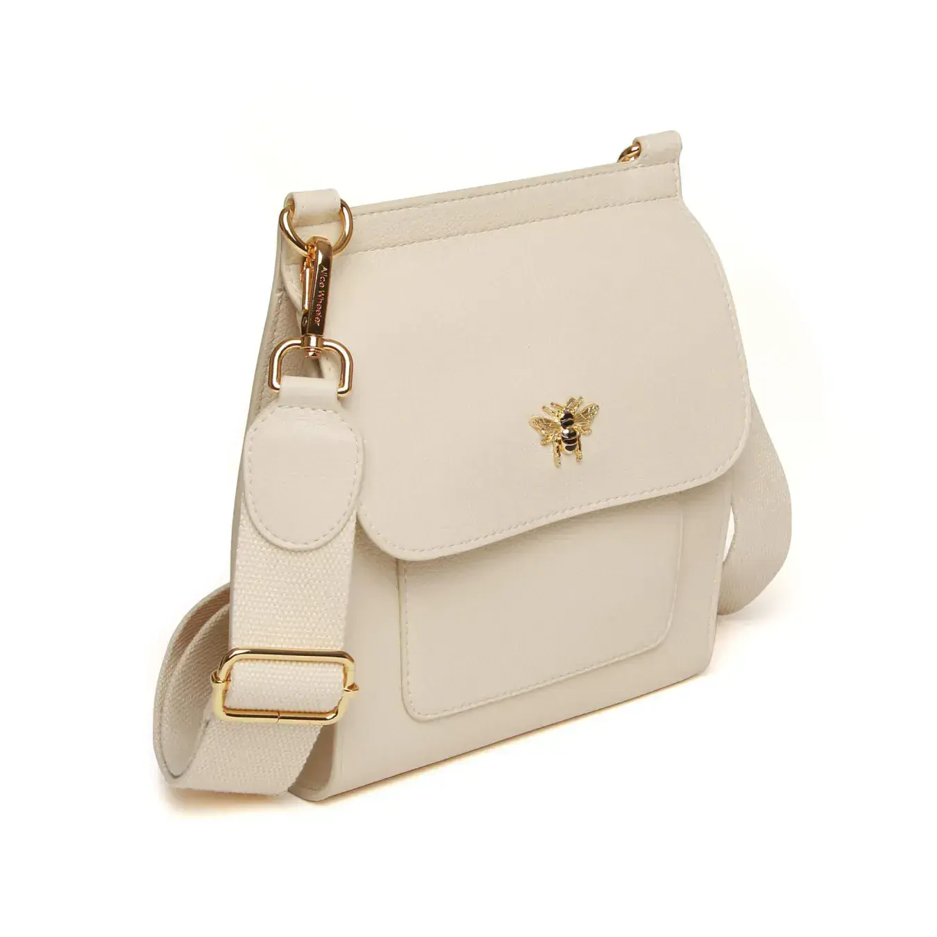 Alice Wheeler Pastel Cream Bloomsbury Crossbody Bag