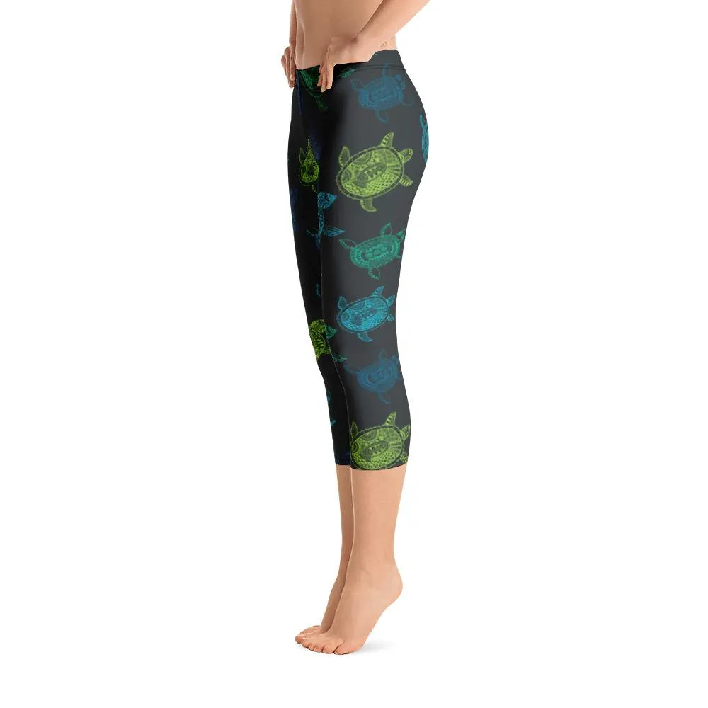 All Day Comfort Turtle Capri Leggings