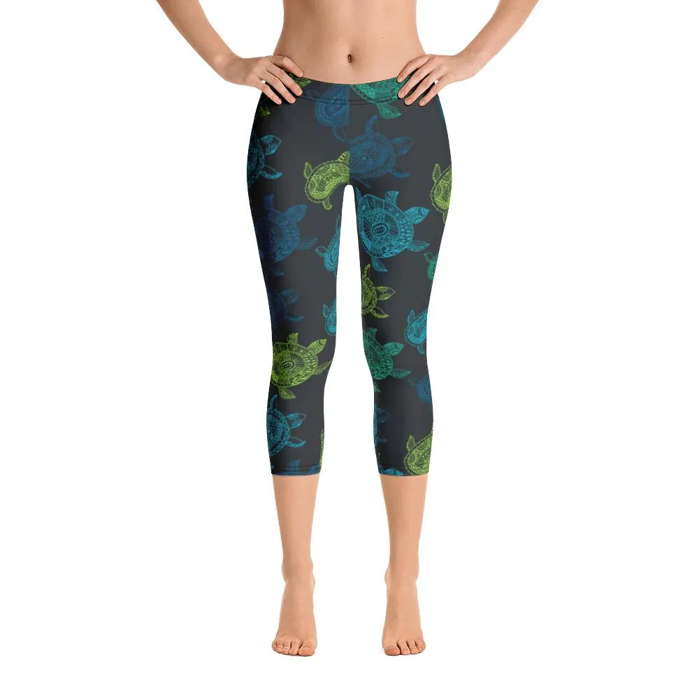 All Day Comfort Turtle Capri Leggings