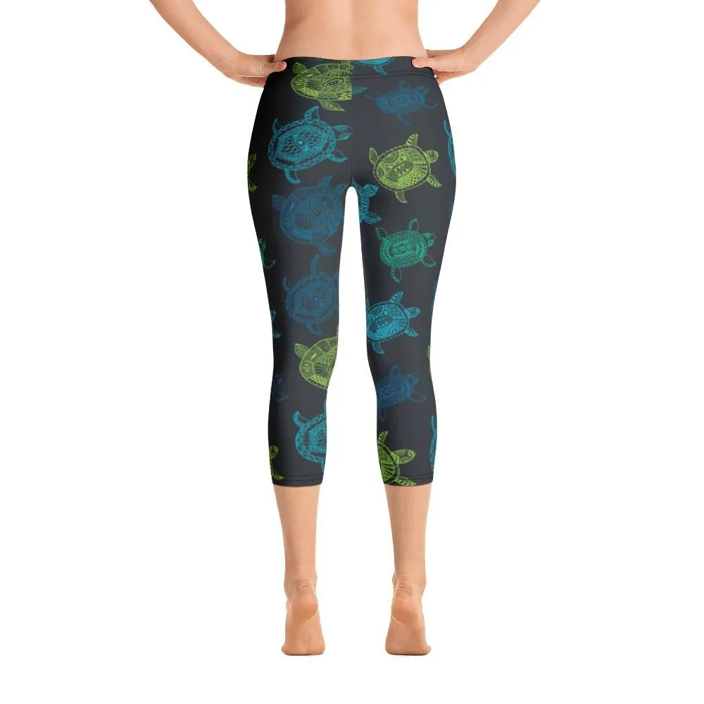 All Day Comfort Turtle Capri Leggings