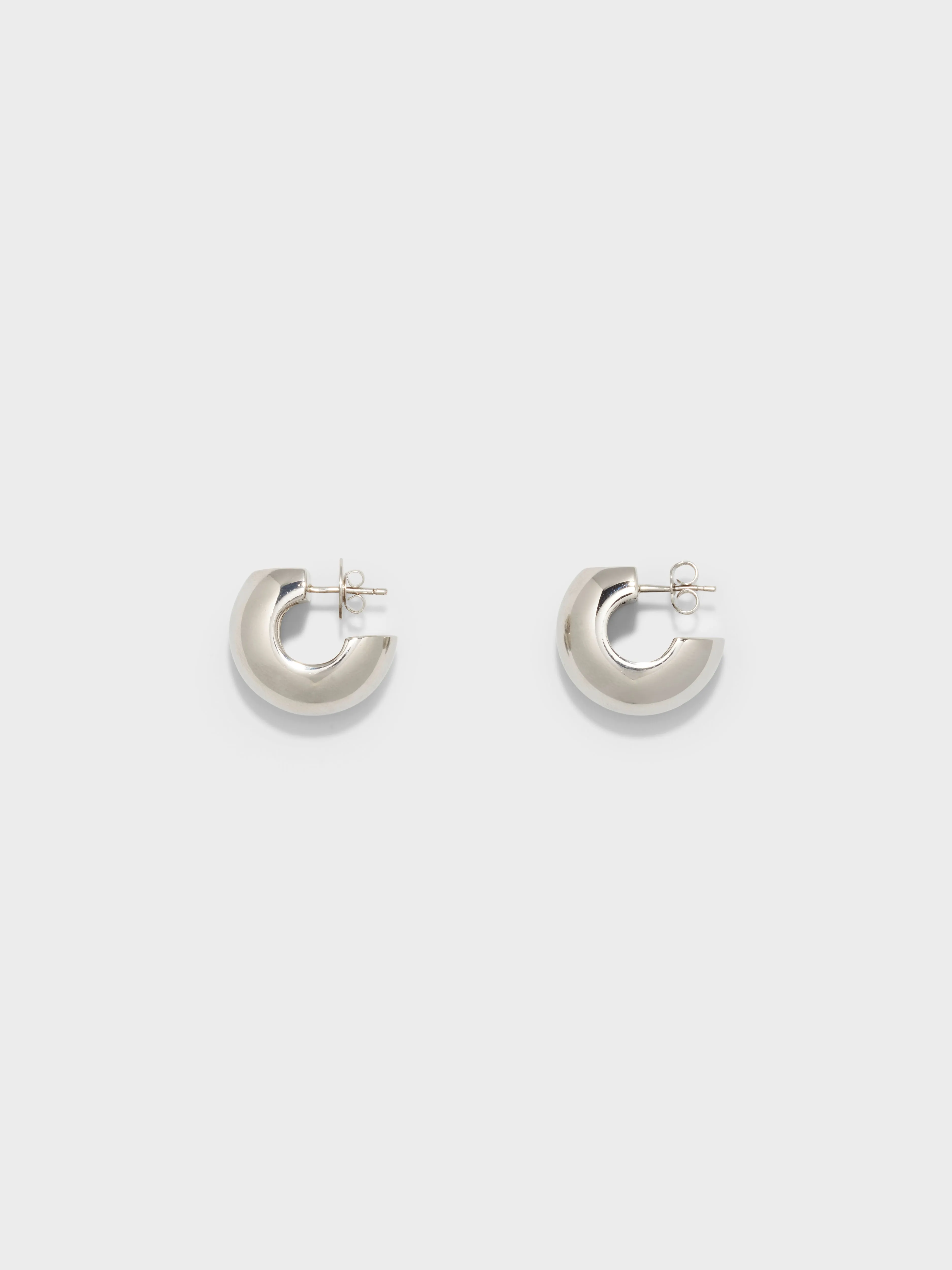 Alma Medium Palladium-Plated Earrings 