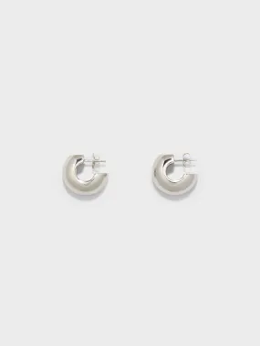 Alma Medium Palladium-Plated Earrings 