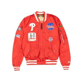 Alpha Industries Philadelphia Phillies MA-1 Bomber Jacket