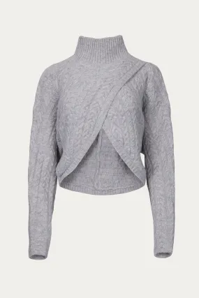 Amelia Twist Turtleneck