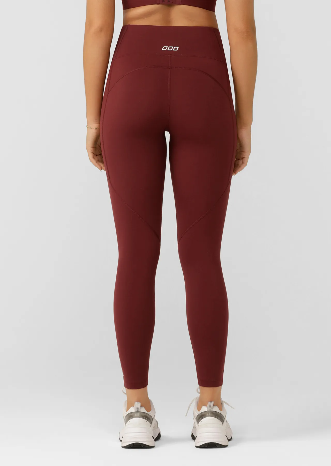 Tech Ankle Biter Leggings with Phone Pocket by Amy | Red | Lorna Jane Australia