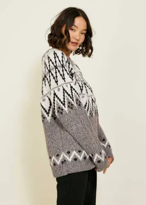 Apres Sweater - Grey Multi