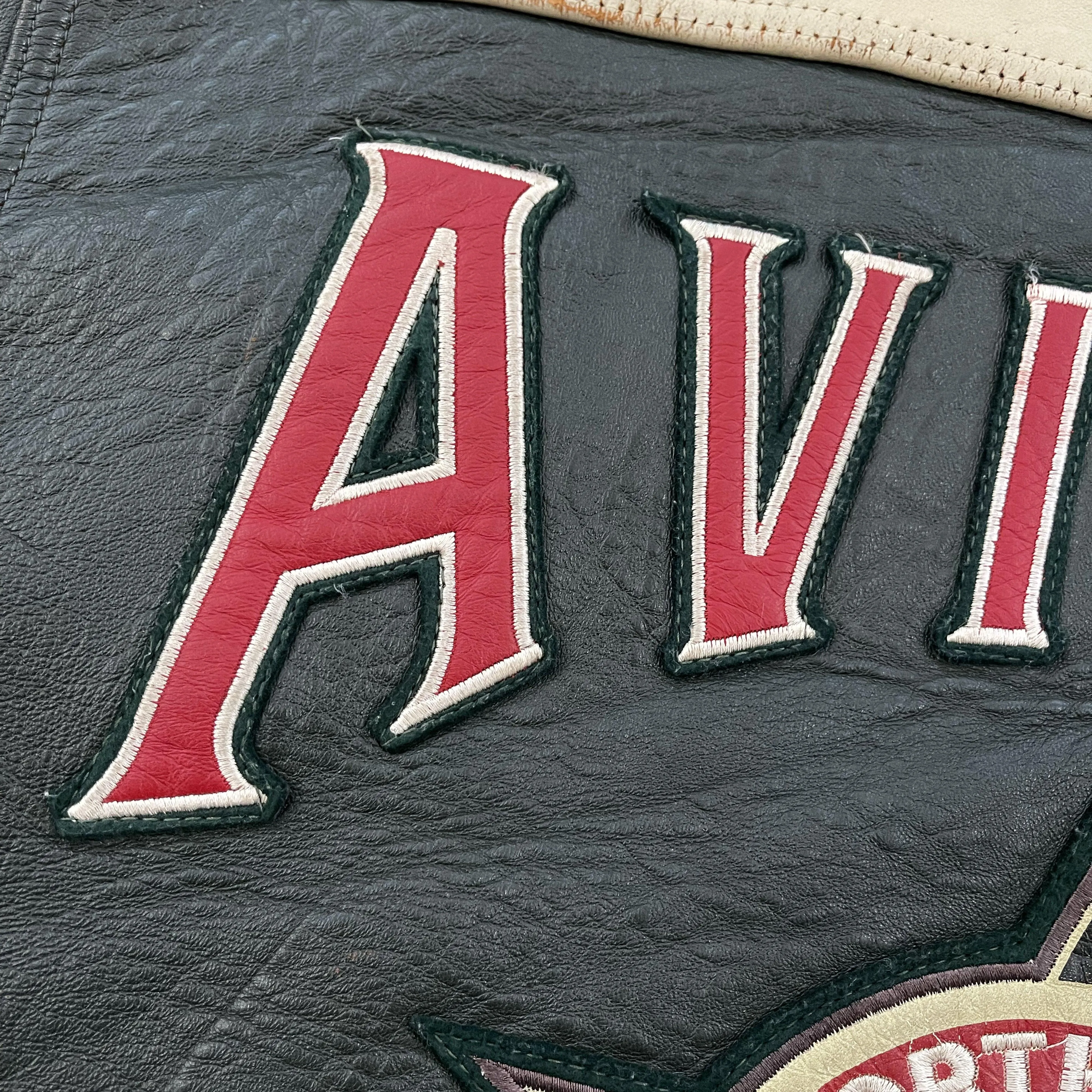 Avirex Leather College Jacket