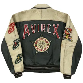 Avirex Leather College Jacket