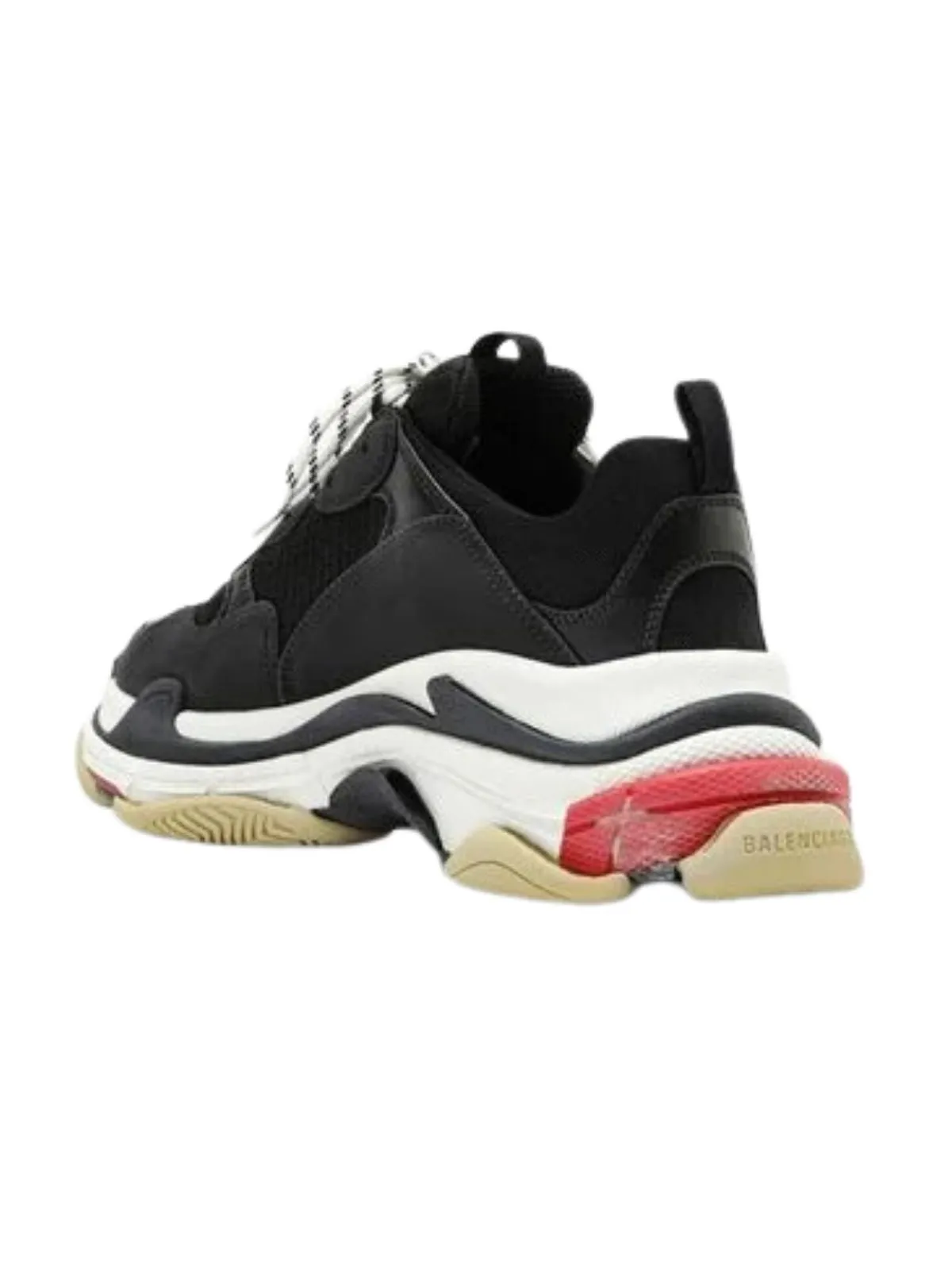 Balenciaga Sneakers Black-Beige