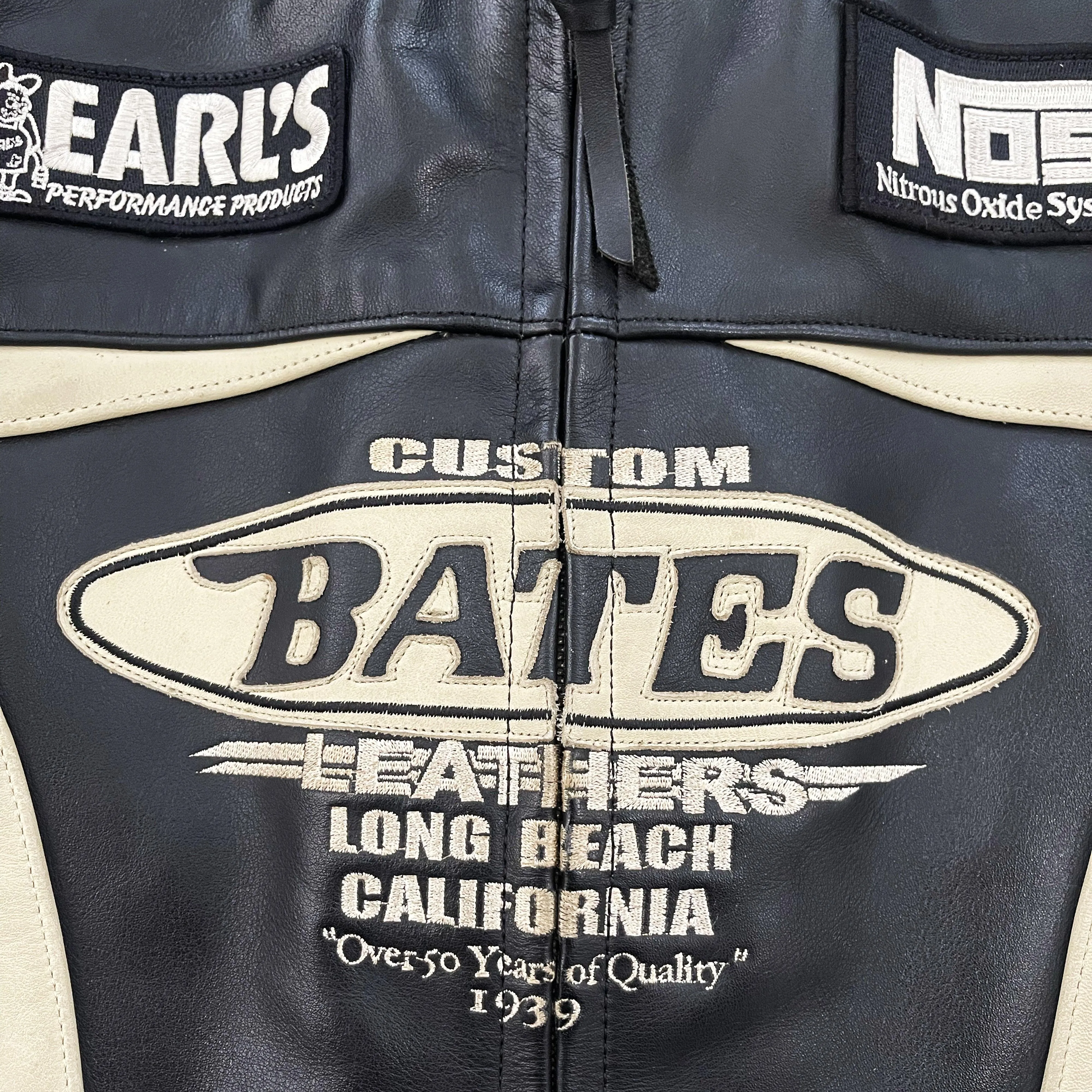 Bates Leather Motorcycle Jacket