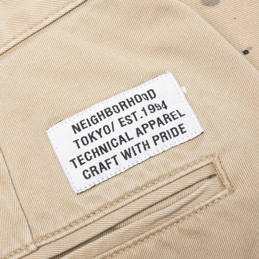 Beige Painted Colorado Pants