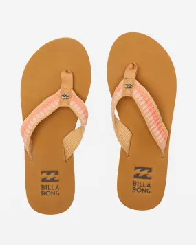 Orange Crush Billabong Baja Women's Sandals