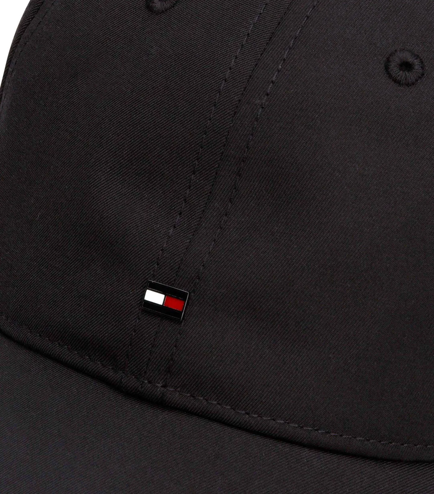 Black Men's Flag 6 Panel Hat