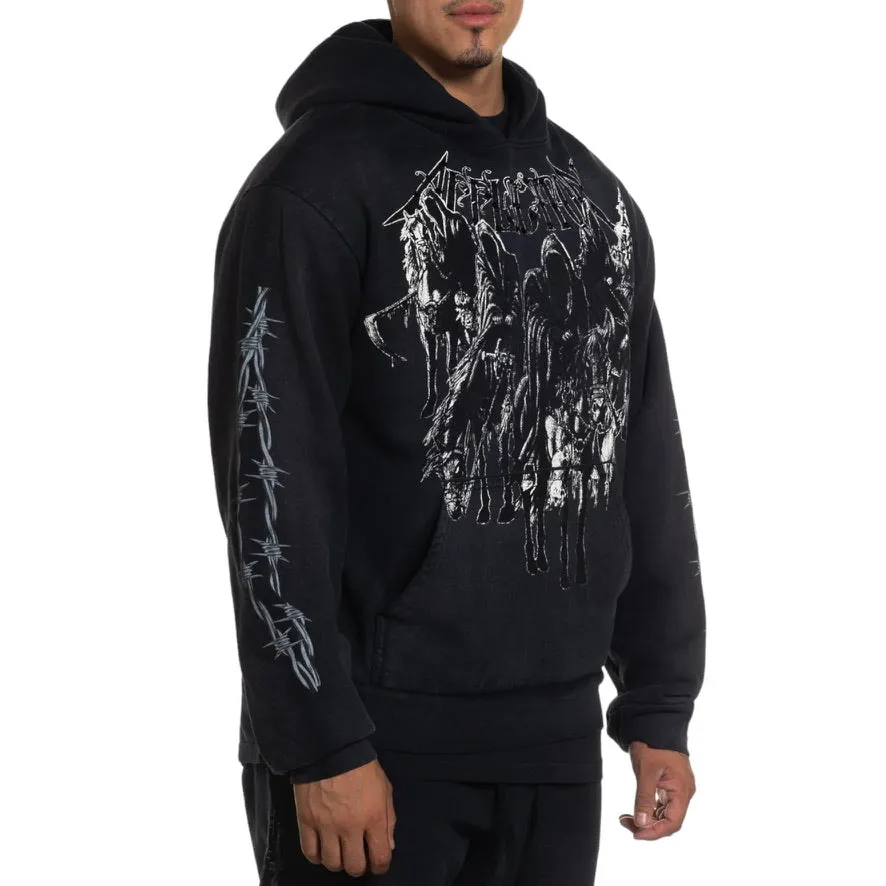 Black Night PO Hoodie by AFFLICTION A26359