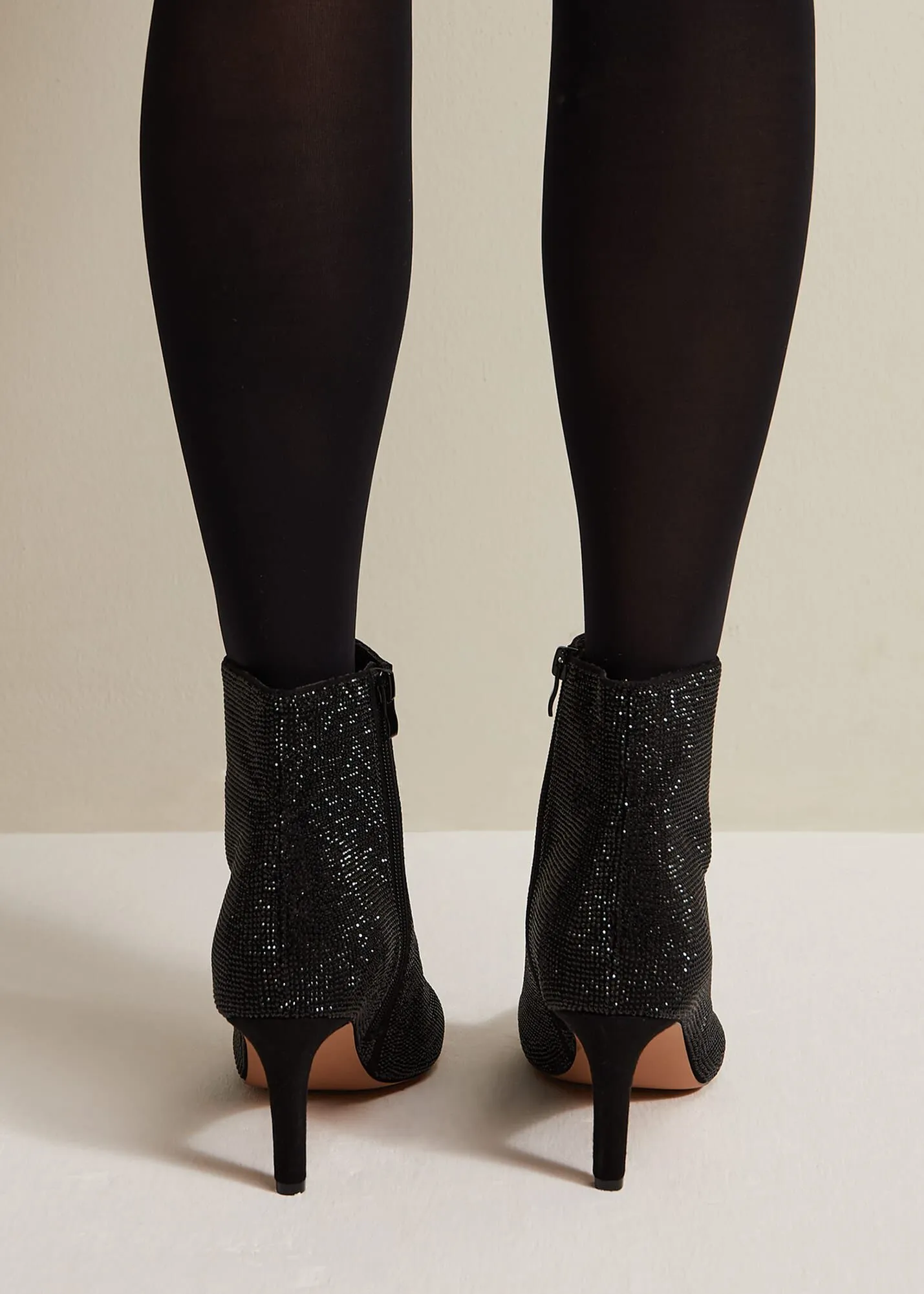 Black Sparkly Boots