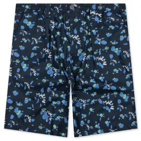 Ink Blue Poplin Shorts