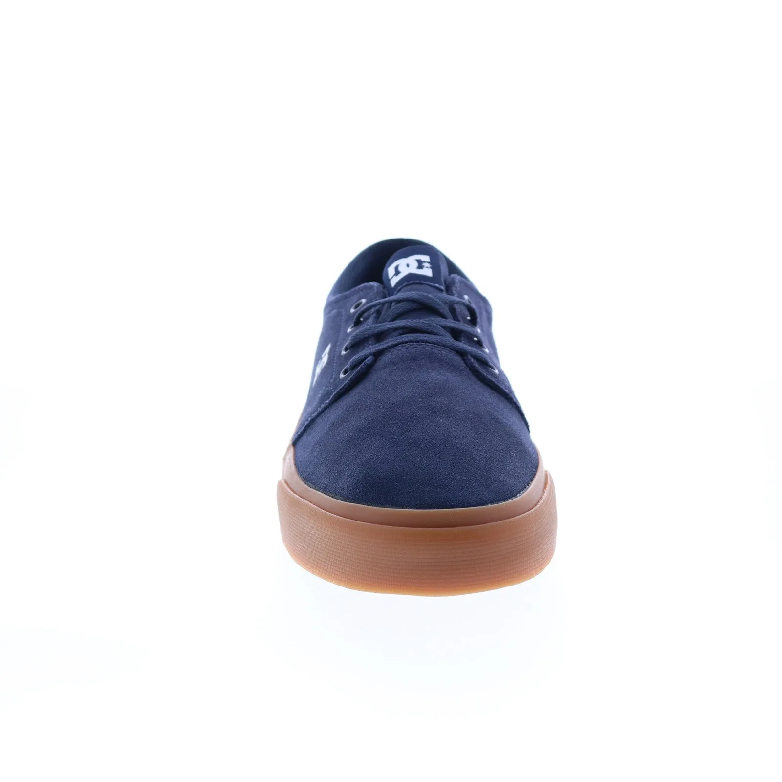 Blue Suede Skate Sneakers for Men - DC Trase Suede ADYS300652-NGM