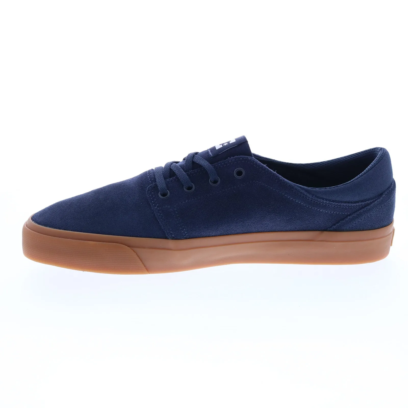 Blue Suede Skate Sneakers for Men - DC Trase Suede ADYS300652-NGM