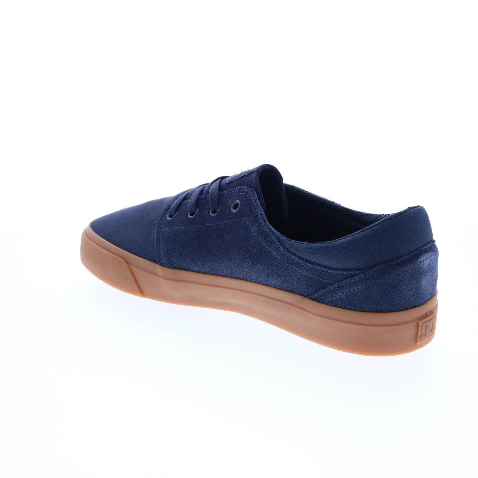 Blue Suede Skate Sneakers for Men - DC Trase Suede ADYS300652-NGM