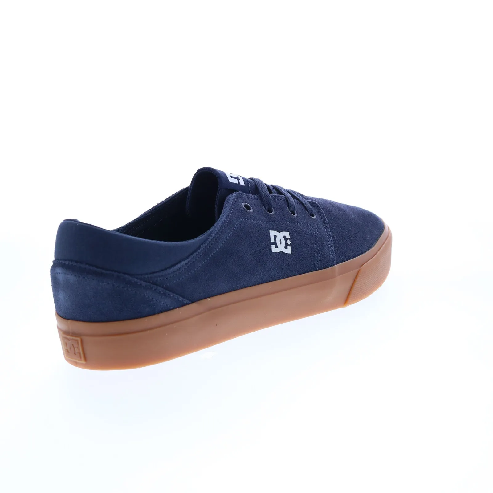 Blue Suede Skate Sneakers for Men - DC Trase Suede ADYS300652-NGM