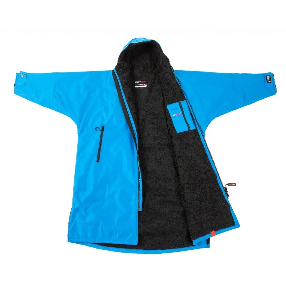 Blue/Black Dryrobe Advance Long Sleeve Coat