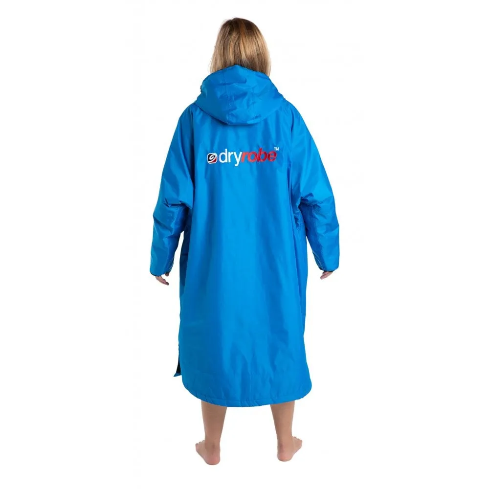 Blue/Black Dryrobe Advance Long Sleeve Coat