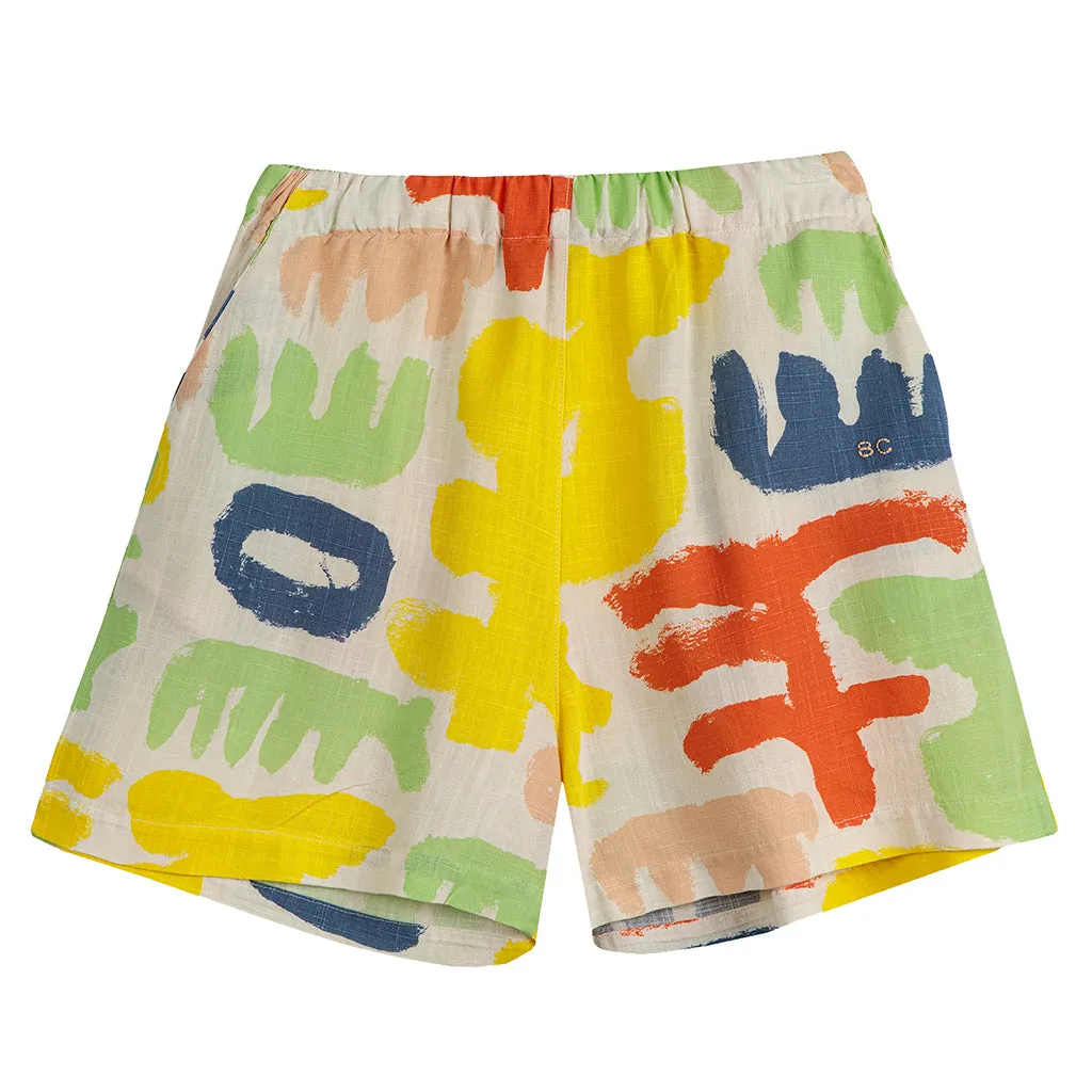 Carnival Print Shorts Multicolour by Bobo Choses Woman