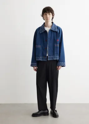 Bode - Embroidered Denim Jacket