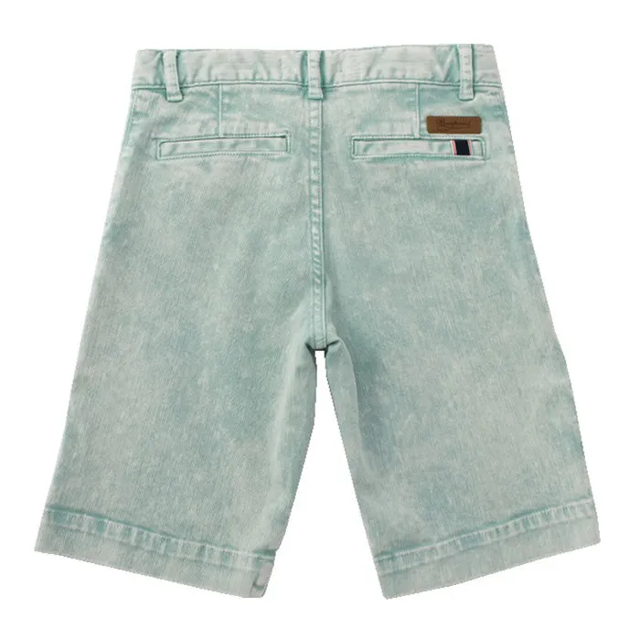 Aqua Green Cooper Bermuda Shorts for Children by Bonpoint