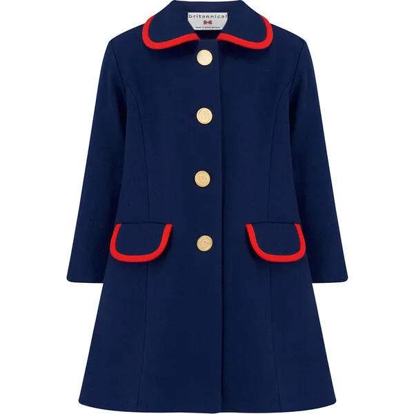 Blue Kensington Gallery Coat by Britannical.