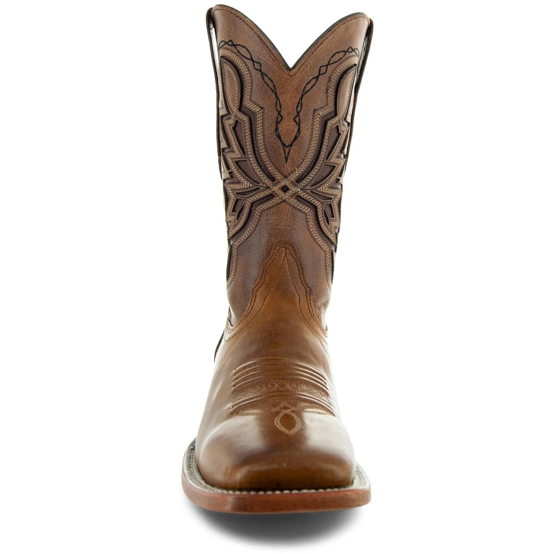 Broad Square Toe Cowboy Boots | Men's Western Wide Toe Boots (H50028)