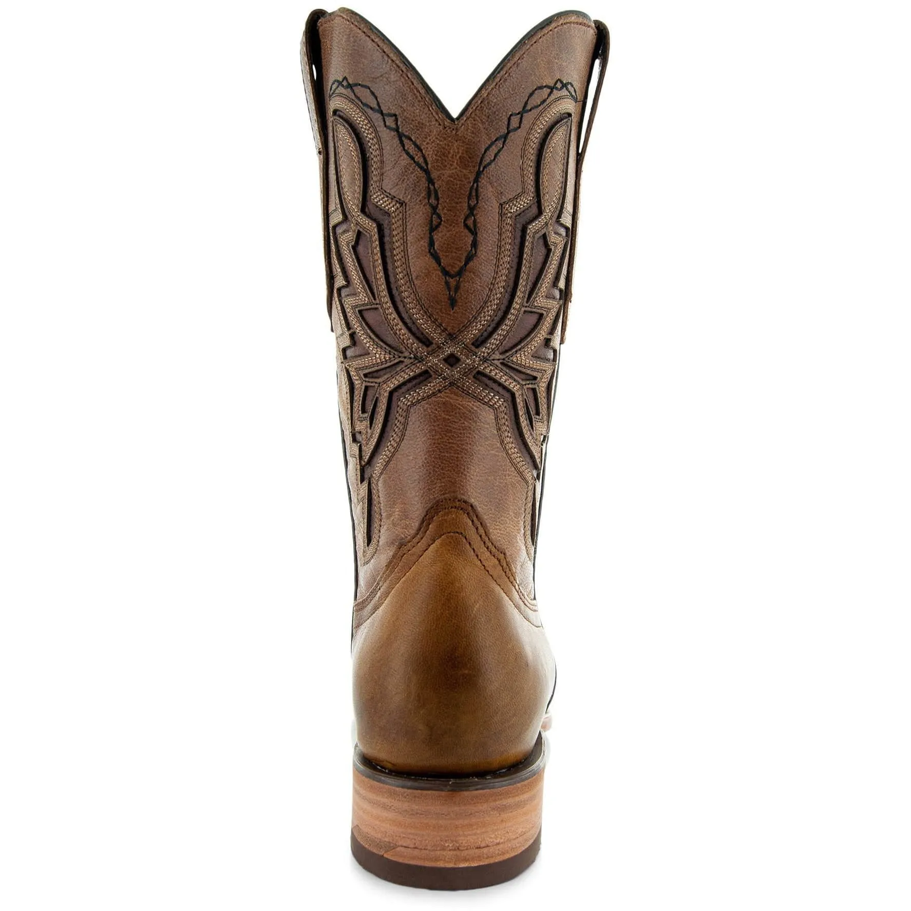 Broad Square Toe Cowboy Boots | Men's Western Wide Toe Boots (H50028)