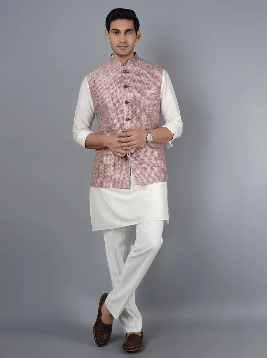 Brown Bandhgala Jacket - TULA - Men's Ethnicwear