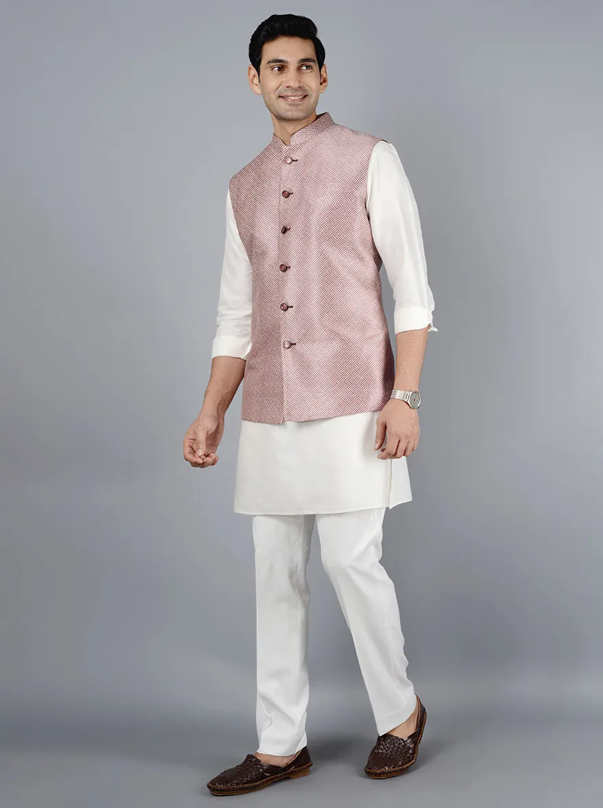 Brown Bandhgala Jacket - TULA - Men's Ethnicwear