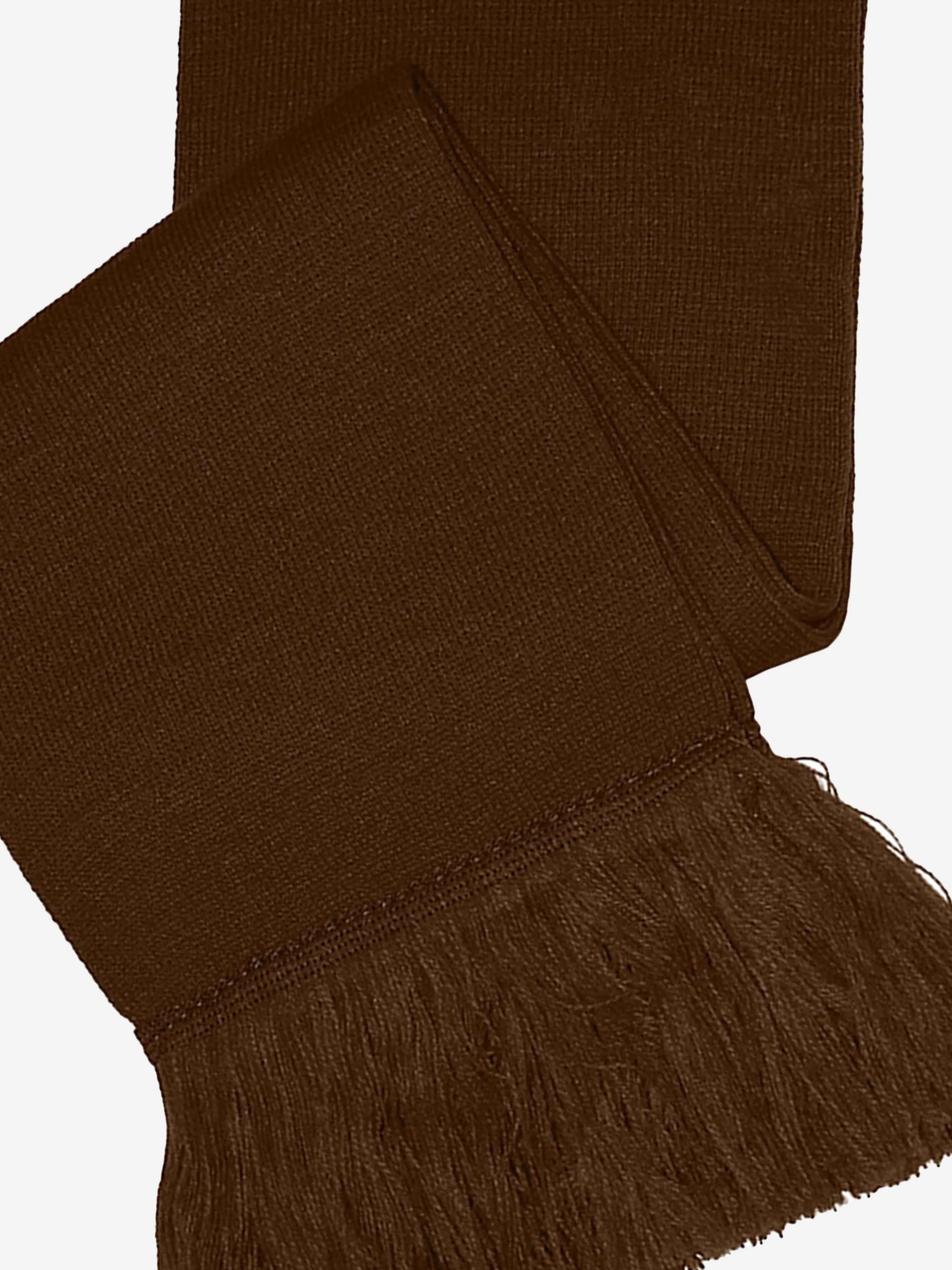 Brown Zeco Kids School Knitted Scarf