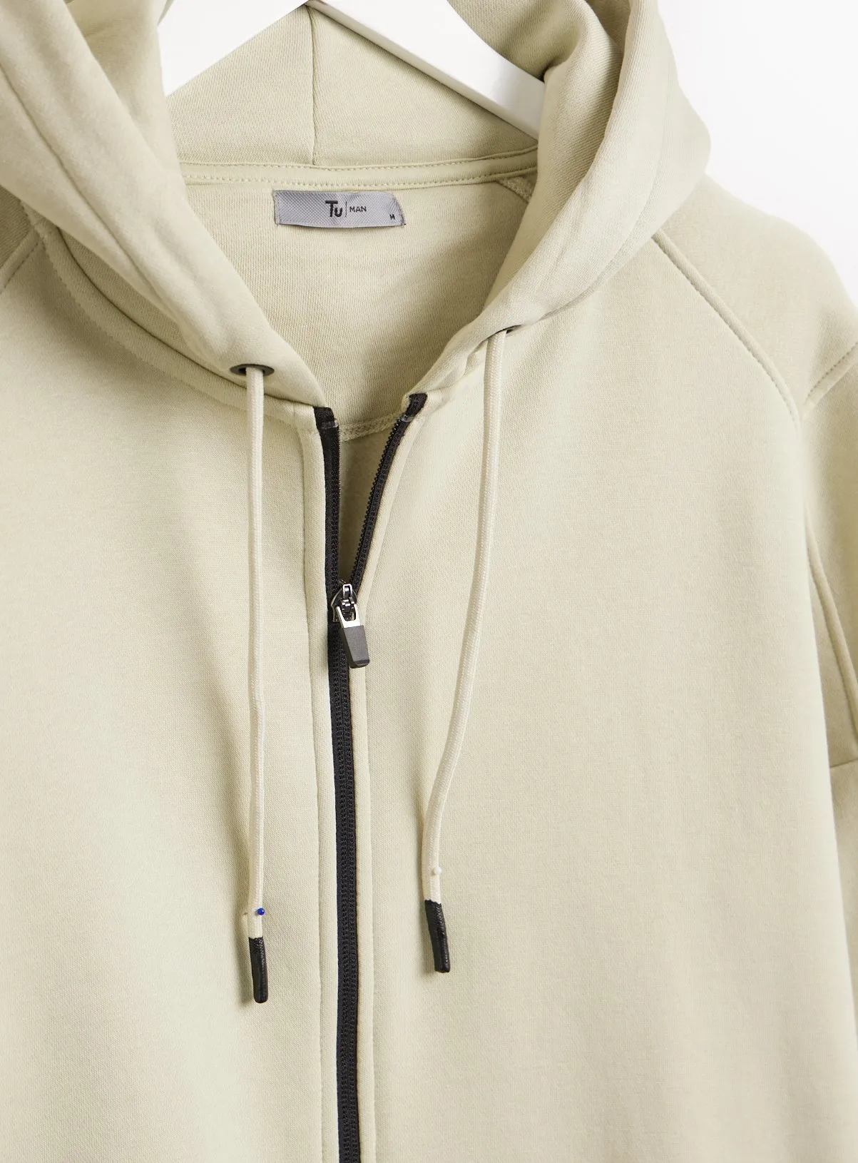 Neutral Ottoman Zip-Through Hoodie in XL Size - Tu - Sweatshirts & Hoodies, Buy Now